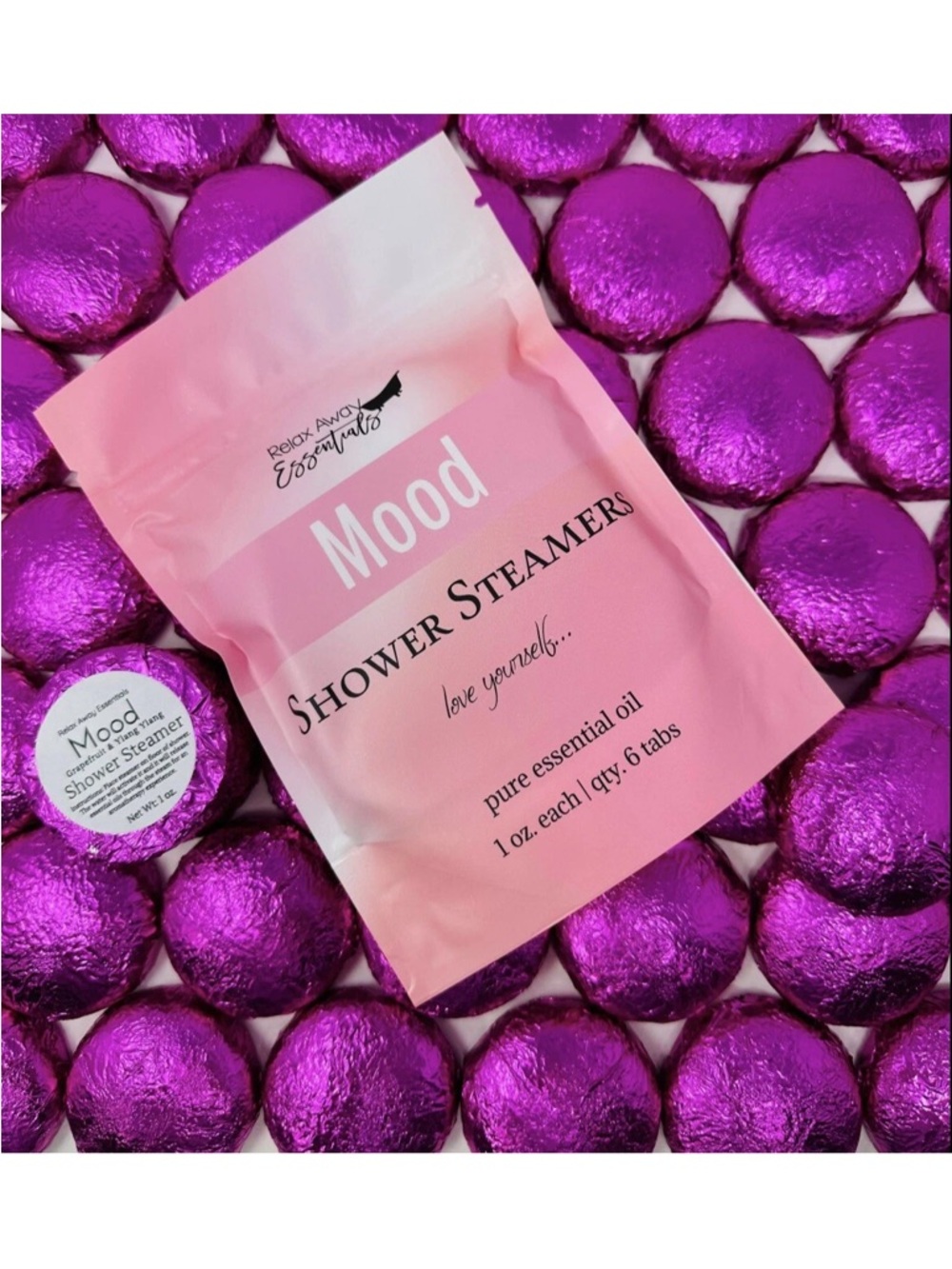 Shower Steamers - Pink Aromatherapy Bath Tabs